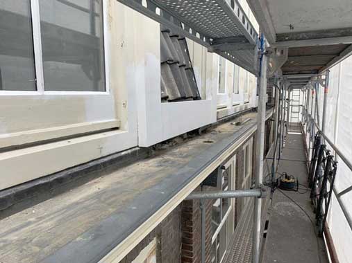 Houtrotherstel: Houtrotherstel met schilderwerk